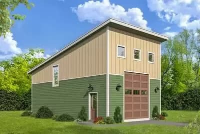 Lift Friendly Modern Garage With Loft