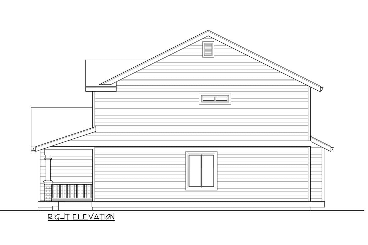 Plan 737020LVL: Traditional House Plan with Formal and Informal Living Areas - Image #5 - Traditional