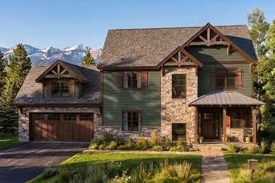 Mountain Rustic House Plan With 3 Upstairs Bedrooms - 1910 Sq Ft