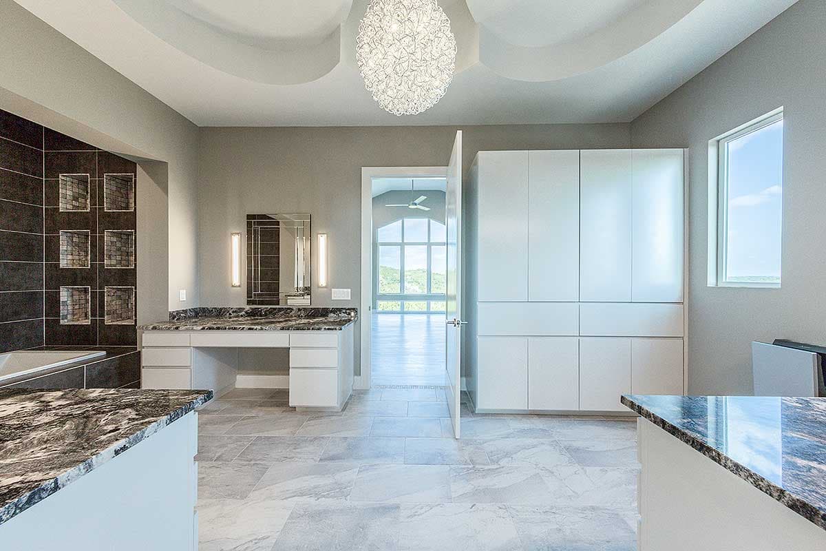 Plan 430031LY: 3-Bed Modern Hill Country House Plan with Dramatic Arched Interior - Image #35 - Contemporary, Hill Country, Mediterranean, Modern