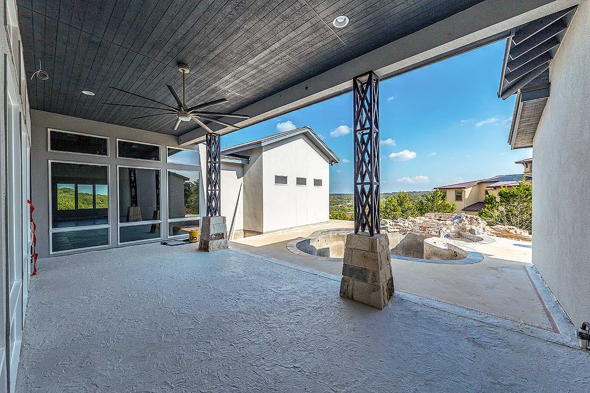 Plan 430031LY: 3-Bed Modern Hill Country House Plan with Dramatic Arched Interior - Image #47 - Contemporary, Hill Country, Mediterranean, Modern