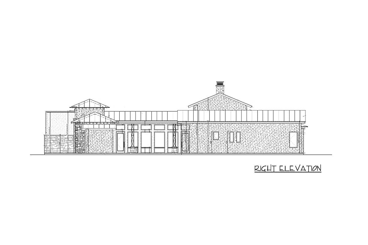 Plan 430031LY: 3-Bed Modern Hill Country House Plan with Dramatic Arched Interior - Image #51 - Contemporary, Hill Country, Mediterranean, Modern