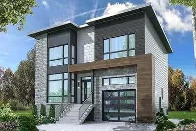 Four Bedroom Split Level House Plan