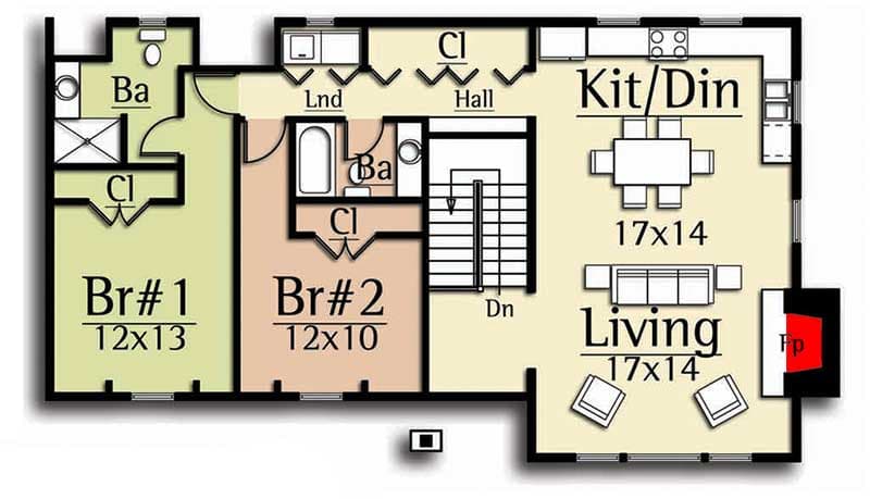 Plan 18754CK: Rugged And Rustic 3-Bed Carriage House Plan - Floor Plan - 2nd Floor - Rustic