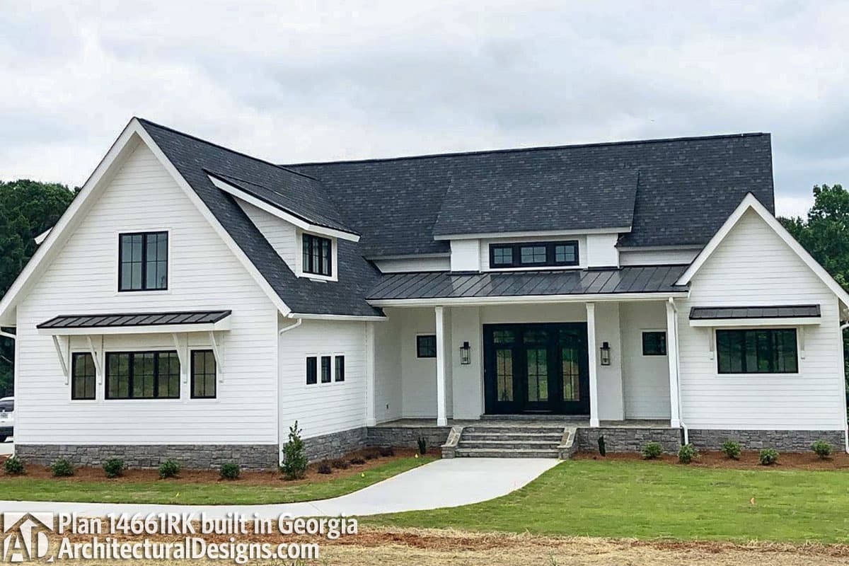 Plan 14661RK: Modern Farmhouse with Vaulted Master Suite - Image #8 - Country, Farmhouse, Modern Farmhouse, New American