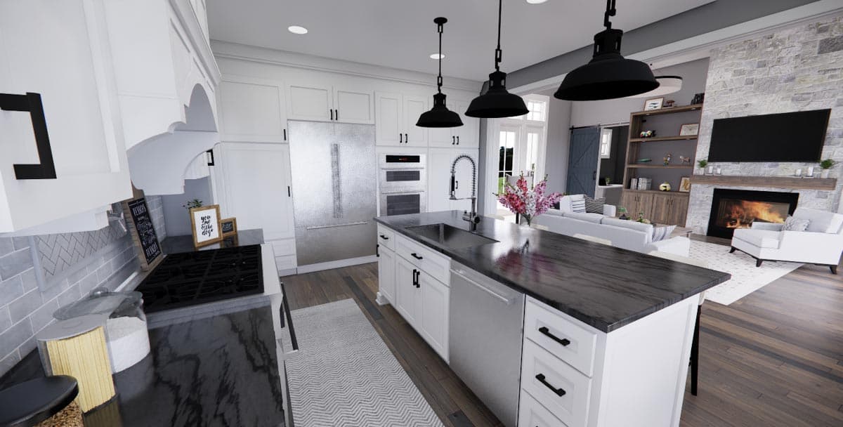 Plan 14661RK: Modern Farmhouse with Vaulted Master Suite - Image #24 - Country, Farmhouse, Modern Farmhouse, New American