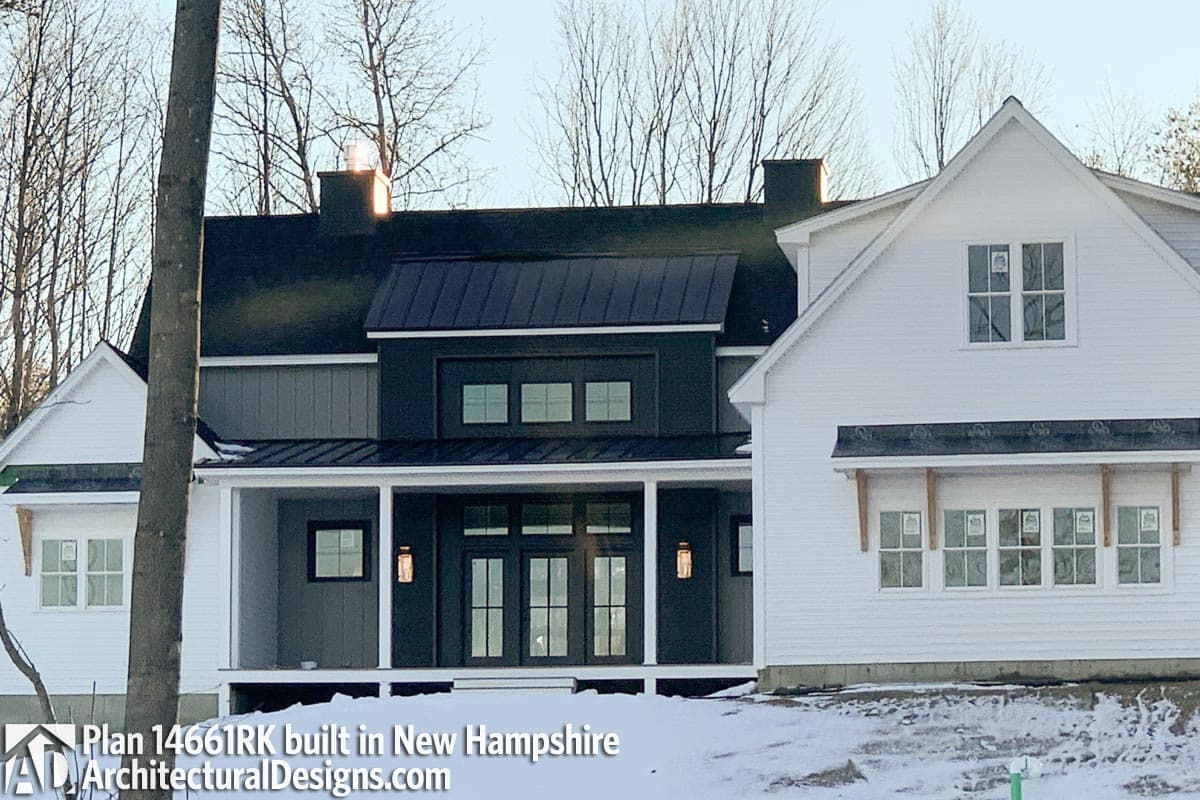 build gallery item - Modern Farmhouse Plan 14661RK Comes to Life in New Hampshire