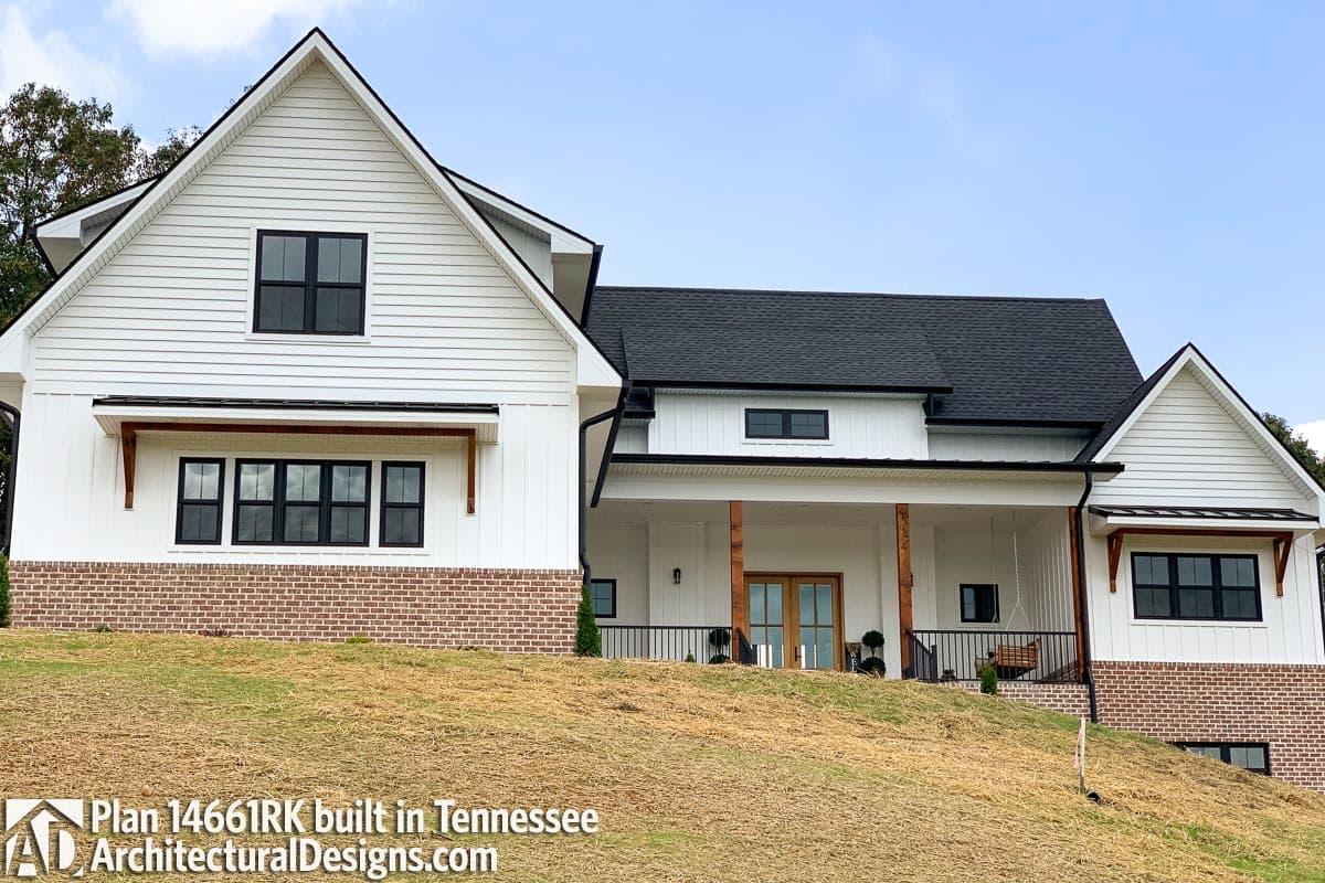 build gallery item - Modern Farmhouse Plan 14661RK Comes to Life in Tennessee