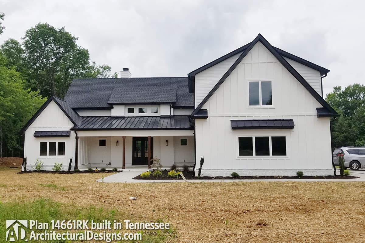 build gallery item - Modern Farmhouse Plan 14661RK Comes to Life in Tennessee