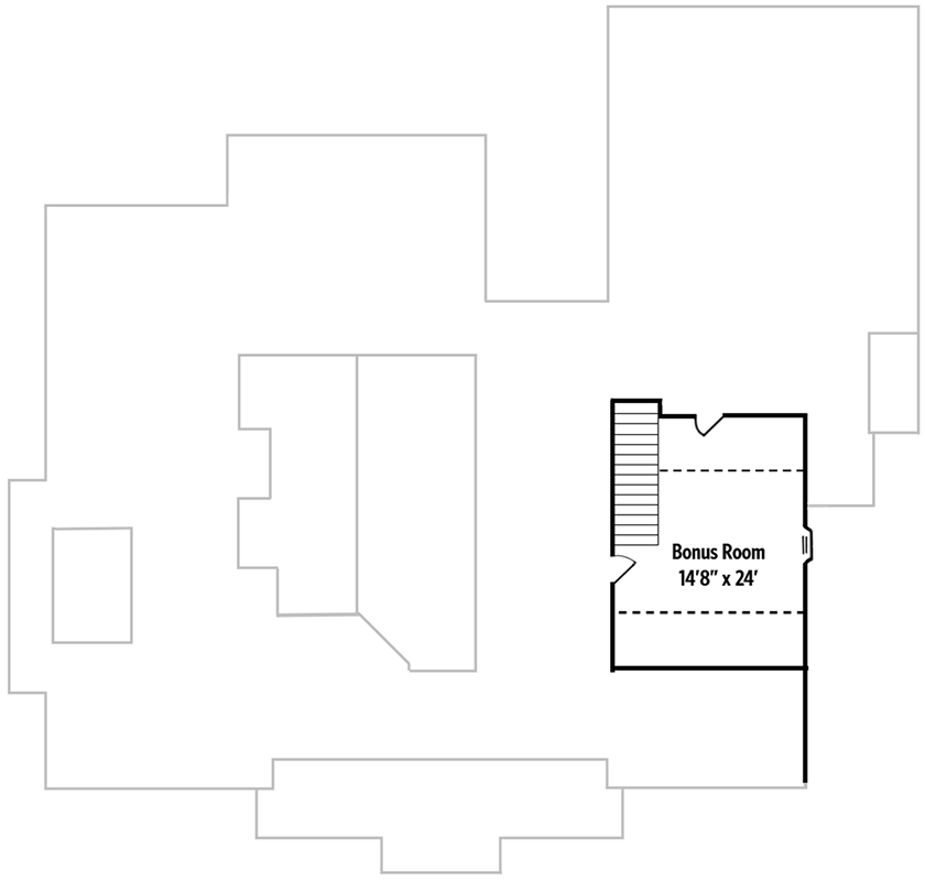 Plan 54021LK: Country Craftsman with Sunroom off Master Bedroom - Floor Plan - 2nd Floor - Country, Craftsman, Farmhouse
