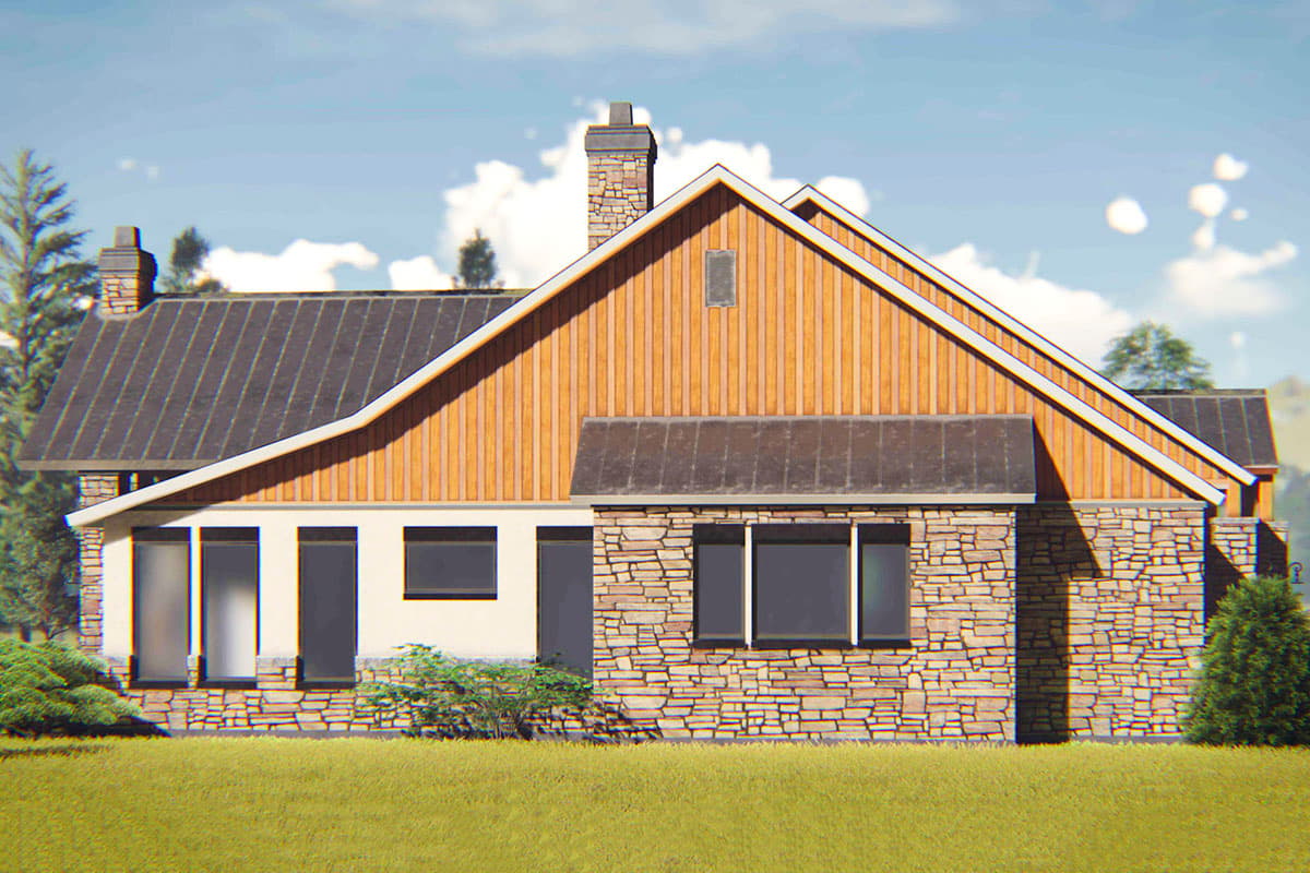 Plan 54021LK: Country Craftsman with Sunroom off Master Bedroom - Image #13 - Country, Craftsman, Farmhouse