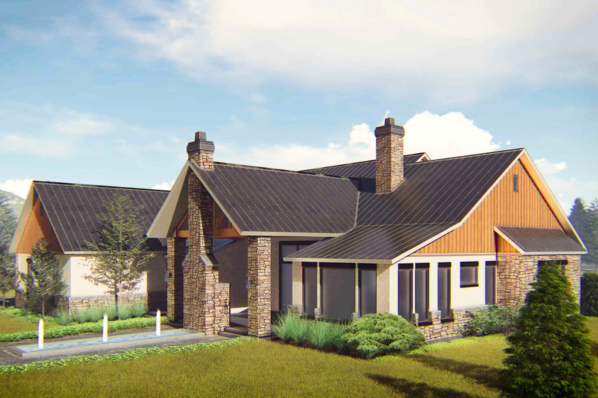 Plan 54021LK: Country Craftsman with Sunroom off Master Bedroom - Image #10 - Country, Craftsman, Farmhouse