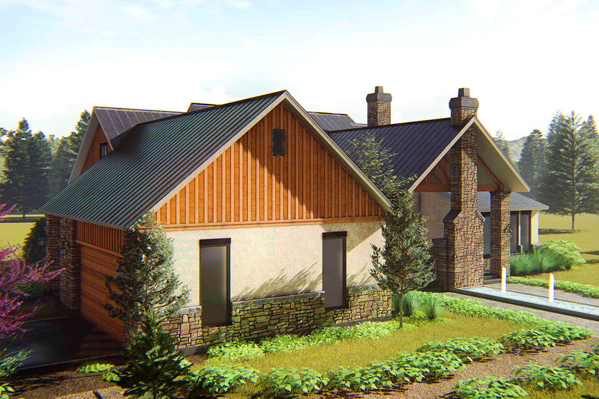 Plan 54021LK: Country Craftsman with Sunroom off Master Bedroom - Image #14 - Country, Craftsman, Farmhouse