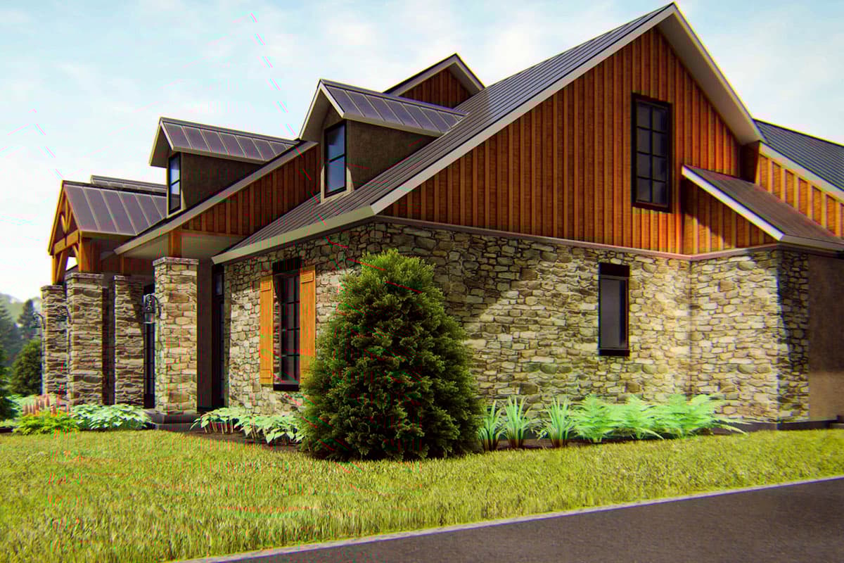 Plan 54021LK: Country Craftsman with Sunroom off Master Bedroom - Image #7 - Country, Craftsman, Farmhouse