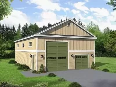 Garage with RV Storage