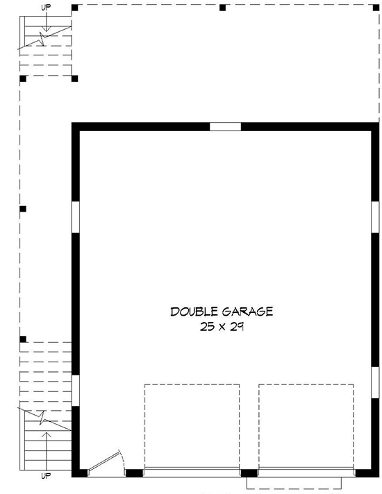 Plan 68515VR: One Bedroom Starter House Plan - Floor Plan - Ground Level - Carriage, Vacation
