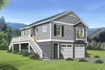 One Bedroom Starter House Plan