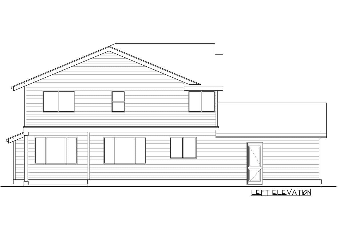 Plan 737023LVL: Two-Story House Plan with Leisure Loft and Junior Suite - Image #6 - Northwest, Traditional