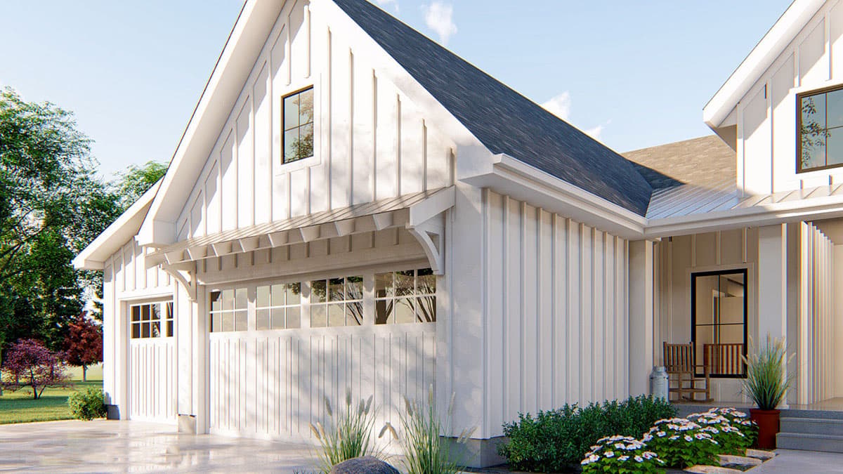 Plan 62725DJ: Modern 3-Bed Farmhouse Plan with Split Bedrooms - 1733 Sq Ft - Image #8 - Country, Farmhouse, Modern Farmhouse, Ranch, Traditional