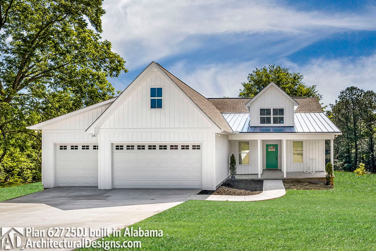 build gallery item - House Plan 62725DJ Comes to Life in Alabama