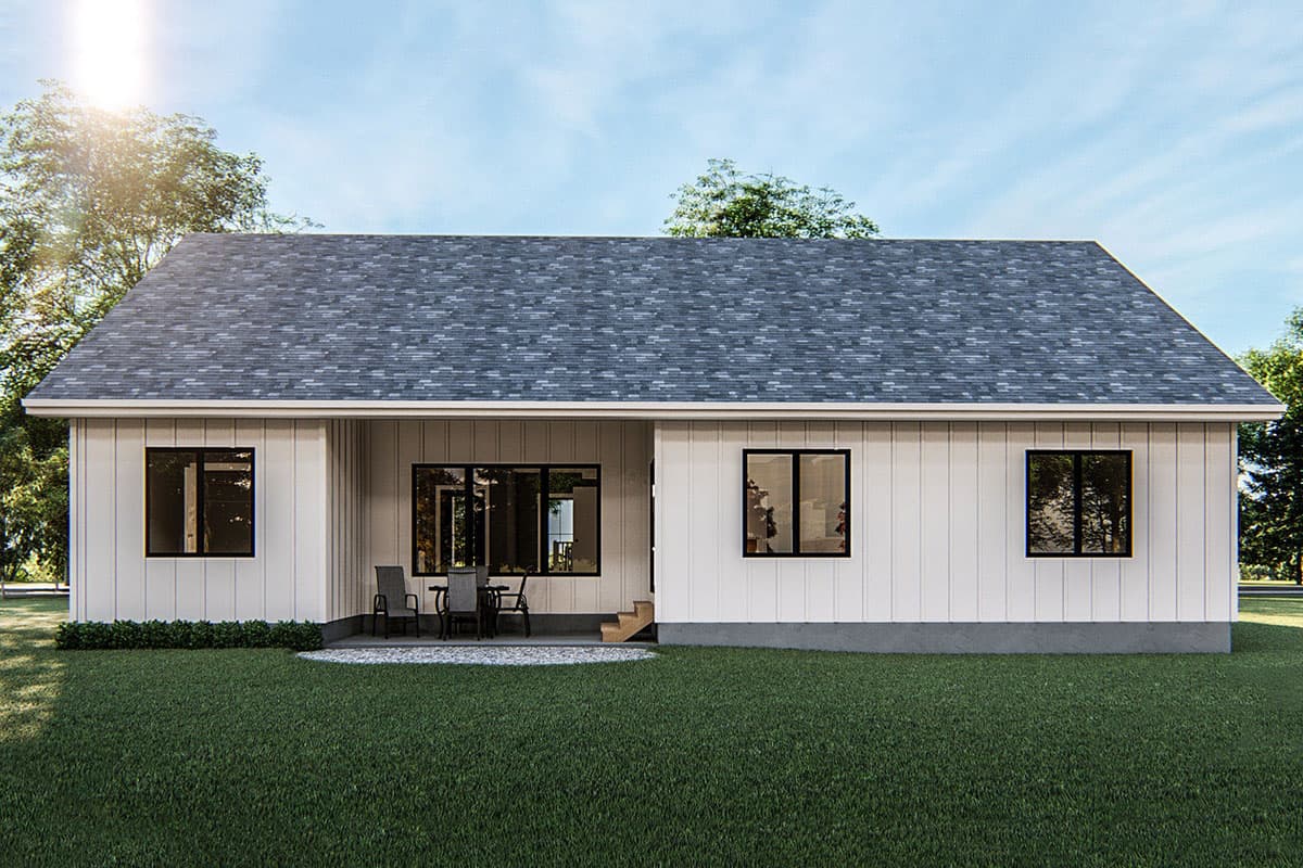 Plan 62725DJ: Modern 3-Bed Farmhouse Plan with Split Bedrooms - 1733 Sq Ft - Image #9 - Country, Farmhouse, Modern Farmhouse, Ranch, Traditional
