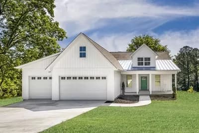 Modern 3-Bed Farmhouse Plan with Split Bedrooms - 1733 Sq Ft