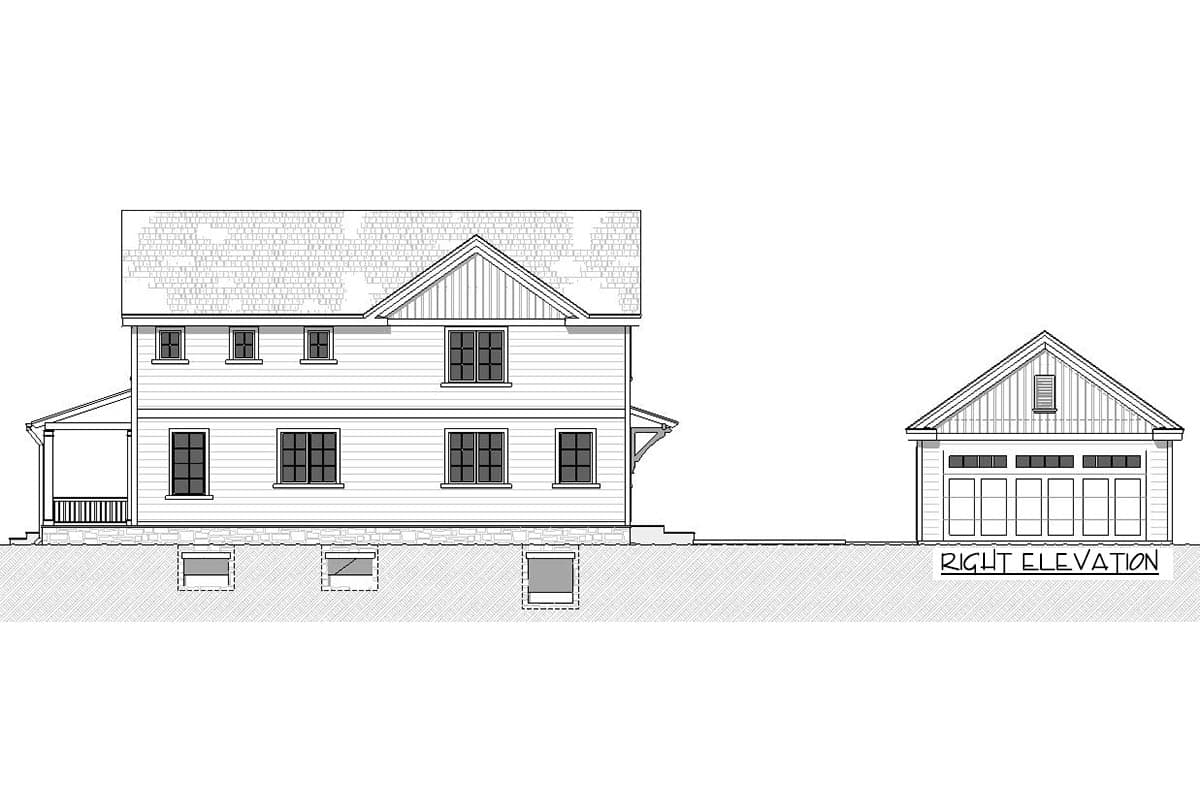 Plan 970057VC: Adorable Three Bedroom Cottage - Image #9 - Cottage, Country, Craftsman, Traditional, Vacation