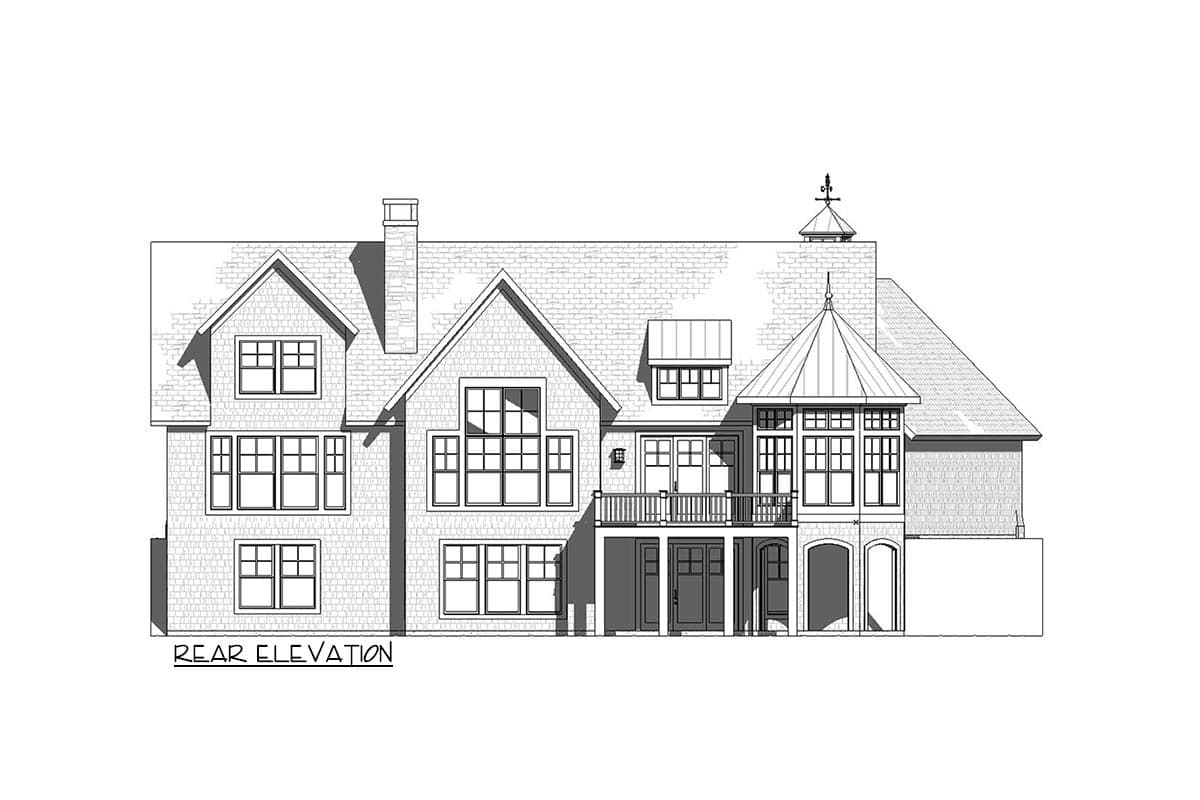 Plan 970055VC: Classic Country House Plan with Octagonal Sun Room - Image #6 - Country, New American, Traditional
