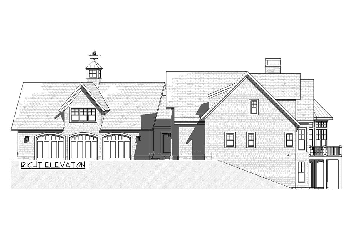 Plan 970055VC: Classic Country House Plan with Octagonal Sun Room - Image #7 - Country, New American, Traditional