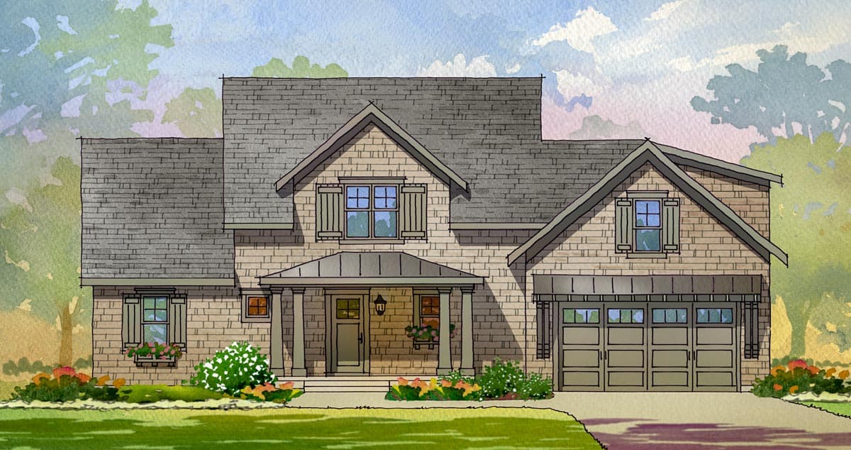 Plan 970056VC: Shingle Style House Plan with Game Room and Bunk Room - Image #24 - New American, Shingle, Traditional