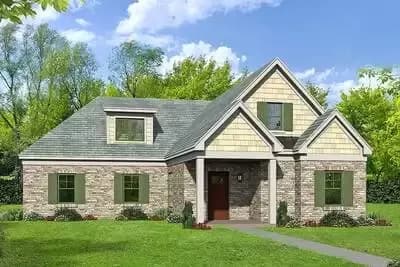 Craftsman House Plan with Rec Room