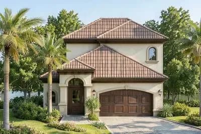 Compact and Elegant Mediterranean House Plan