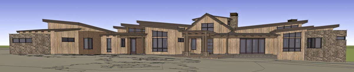 Plan 54227HU: Luxury Modern House Plan with Incredible Views - Image #51 - Contemporary, Mid Century Modern, Modern, Mountain, Northwest, Rustic