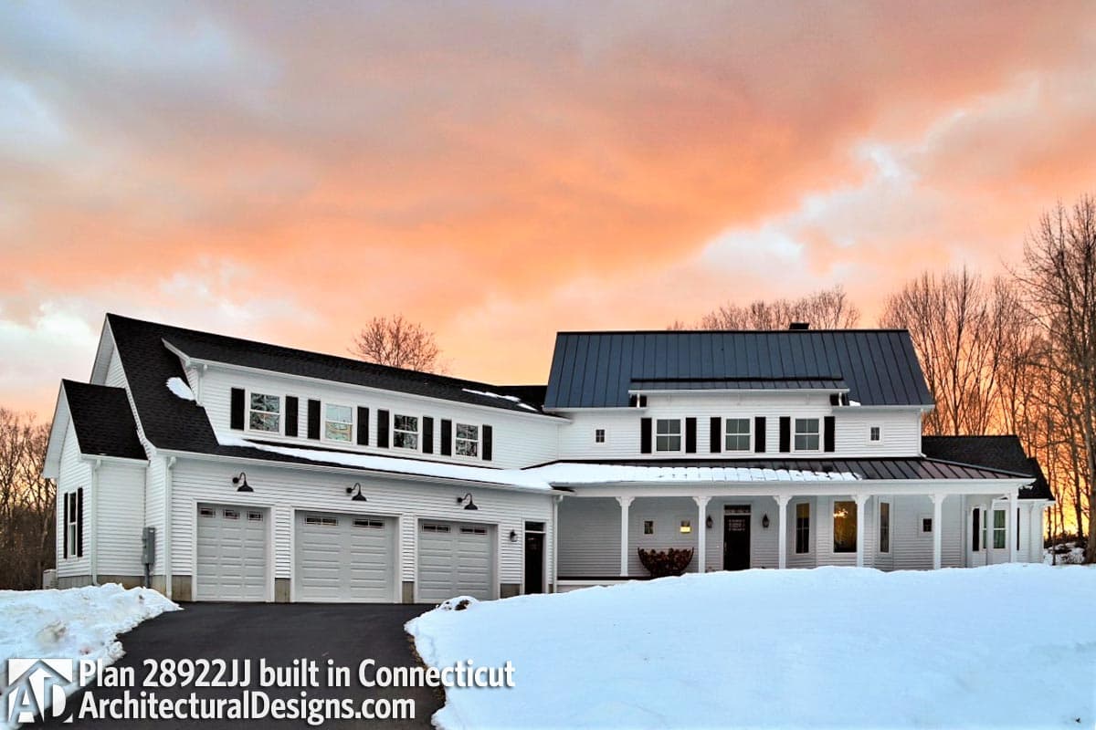 build gallery item - Modern Farmhouse Plan 28922JJ Comes to Life in Connecticut