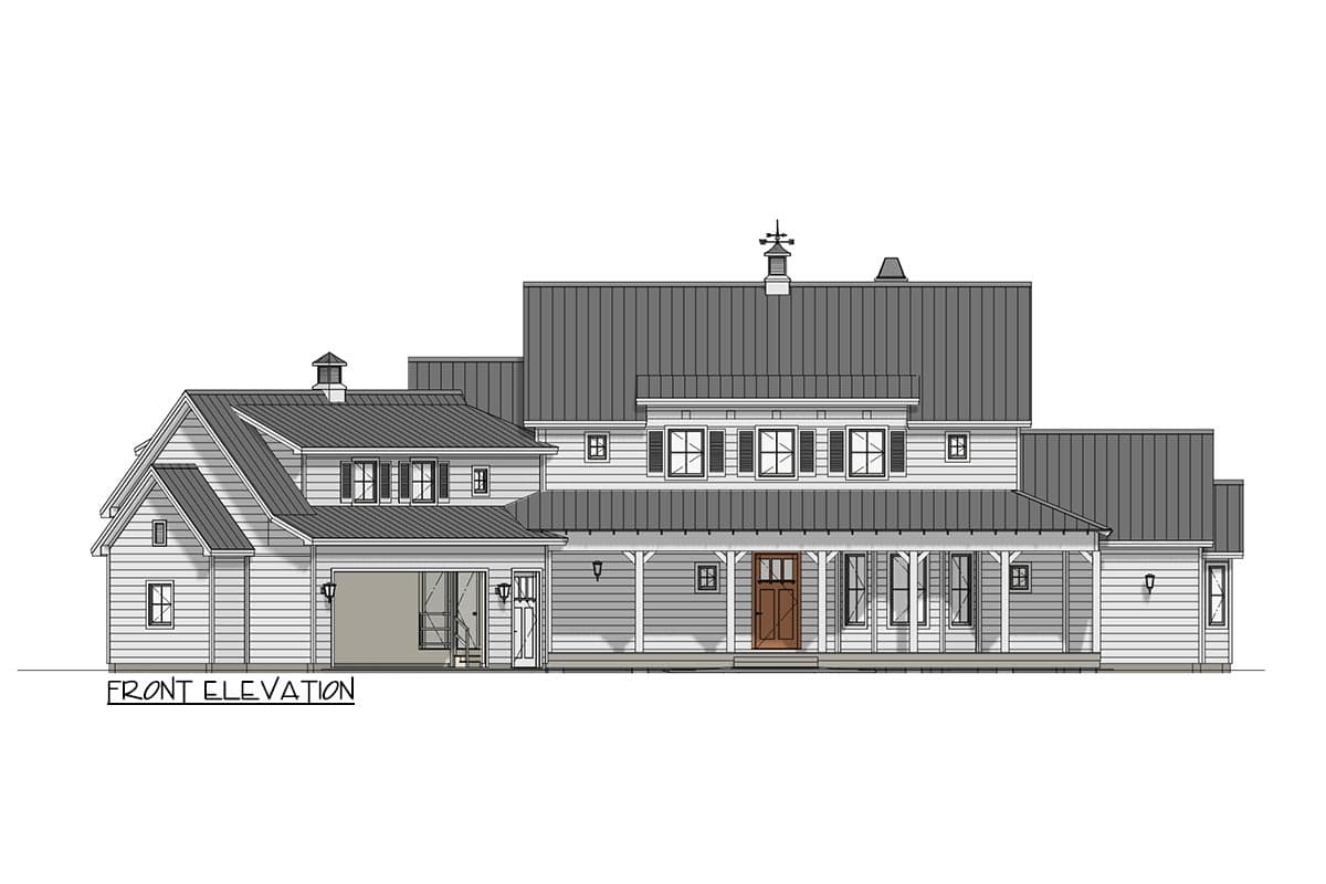 Plan 28922JJ: Versatile Modern Farmhouse Plan with Two Upstairs Bedroom Layouts - Image #9 - Country, Farmhouse, Modern Farmhouse, New American, Traditional
