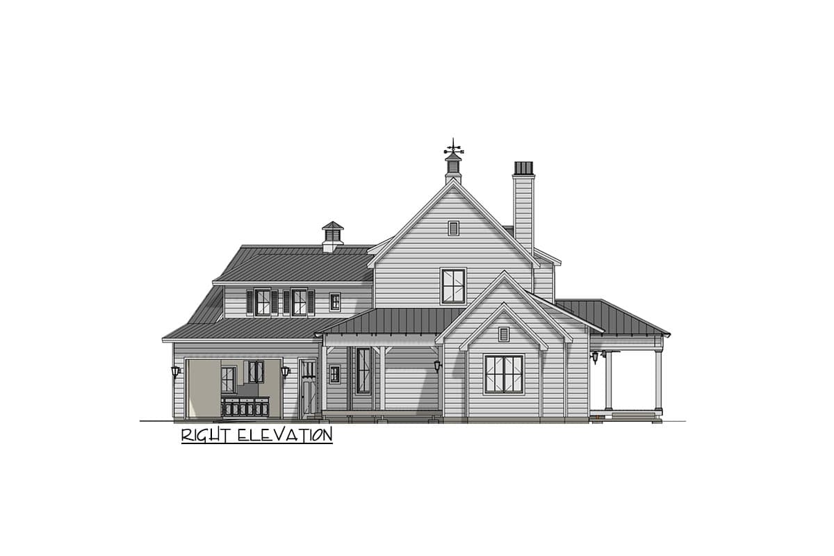 Plan 28922JJ: Versatile Modern Farmhouse Plan with Two Upstairs Bedroom Layouts - Image #12 - Country, Farmhouse, Modern Farmhouse, New American, Traditional