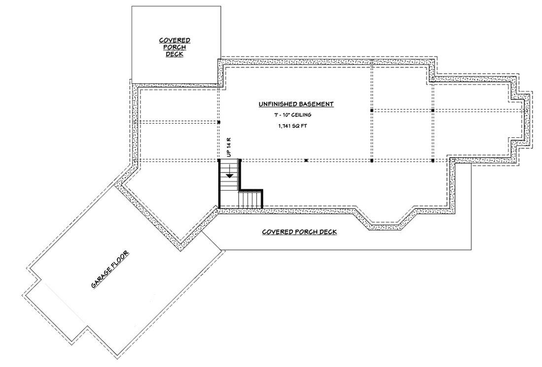 Plan 28922JJ: Versatile Modern Farmhouse Plan with Two Upstairs Bedroom Layouts - Floor Plan - Unfinished Basement  - Country, Farmhouse, Modern Farmhouse, New American, Traditional