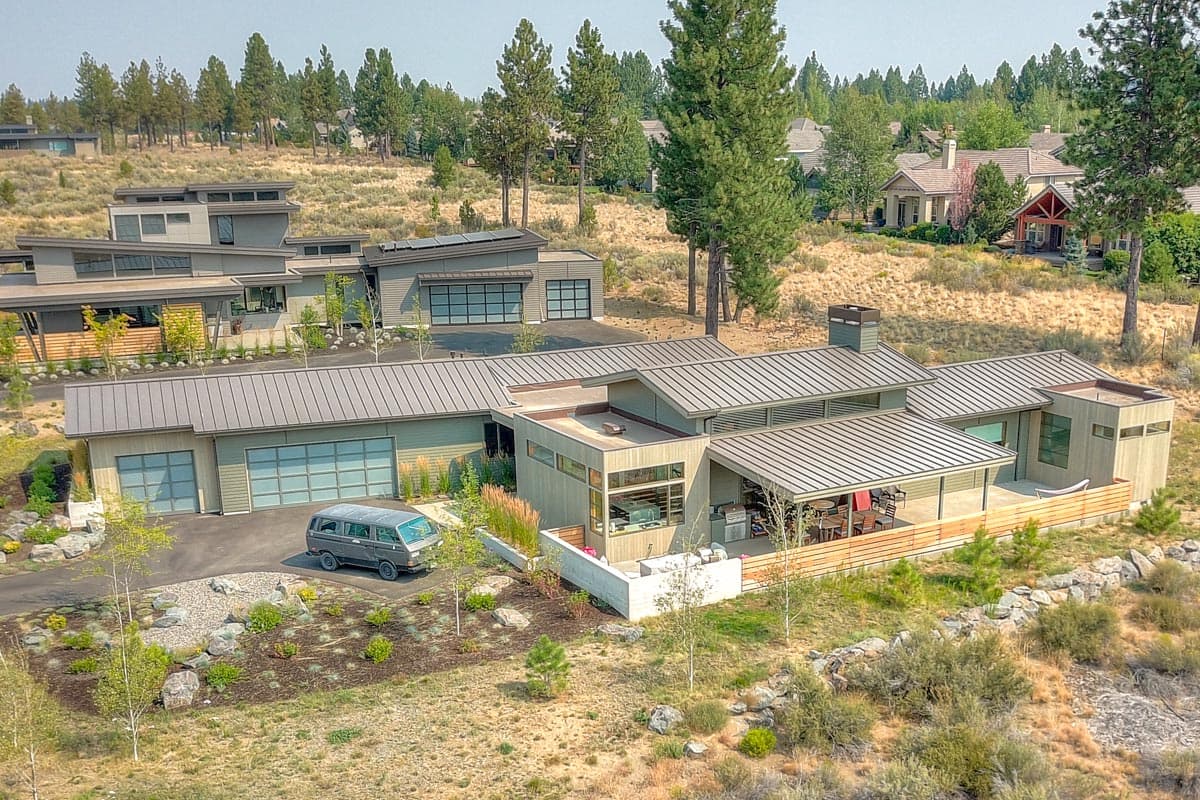 Plan 54229HU: Modern Mountain House Plan with Courtyard and Terrace - Image #8 - Contemporary, Mid Century Modern, Mountain, Ranch