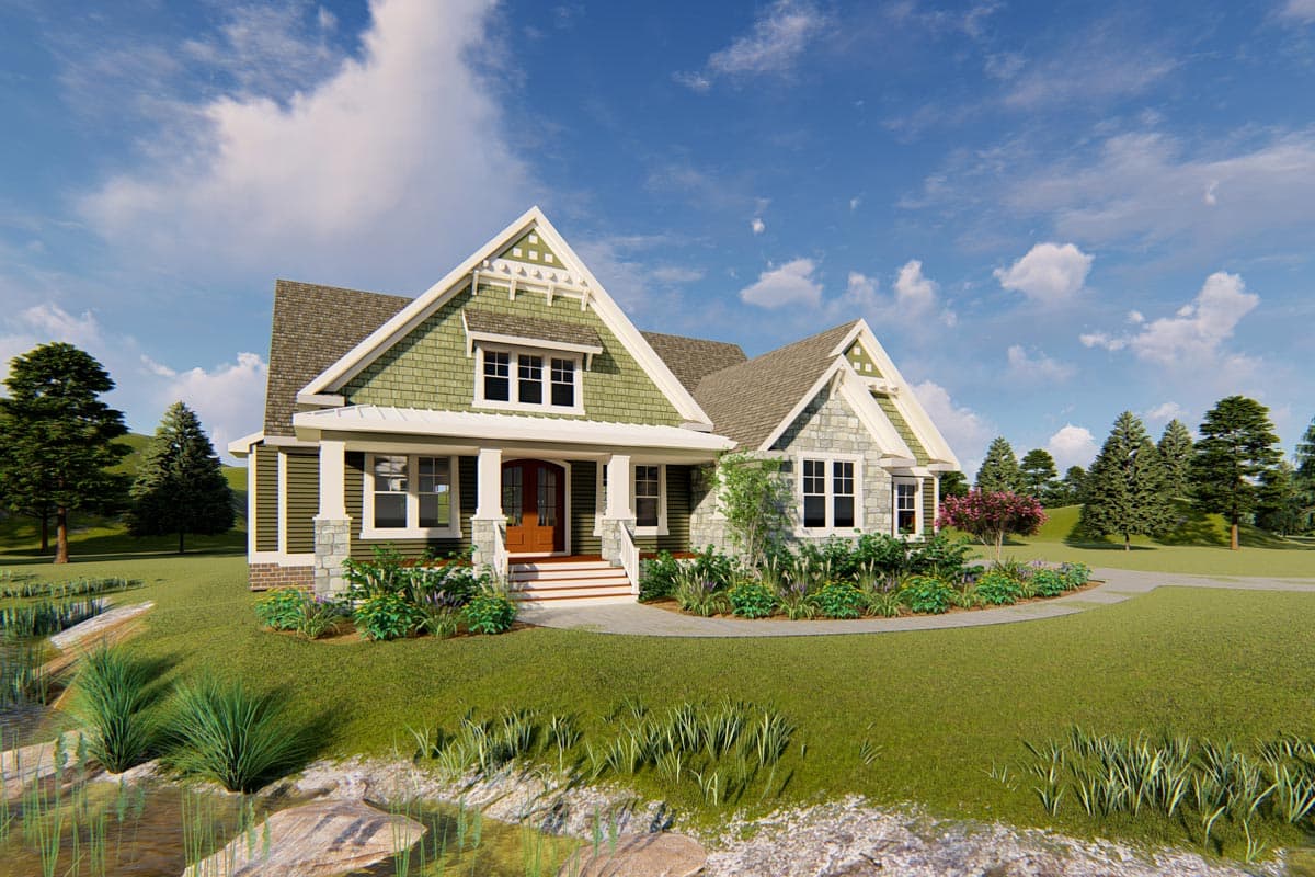 Plan 500032VV: "Upstairs For The Kids" II - Image #4 - Cottage, Country, Craftsman, Modern Farmhouse, New American, Northwest, Traditional