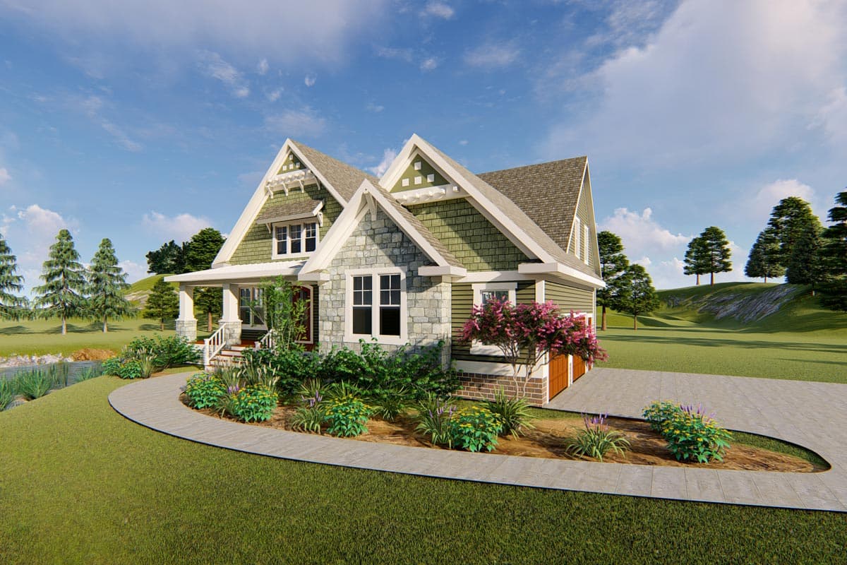 Plan 500032VV: "Upstairs For The Kids" II - Image #5 - Cottage, Country, Craftsman, Modern Farmhouse, New American, Northwest, Traditional