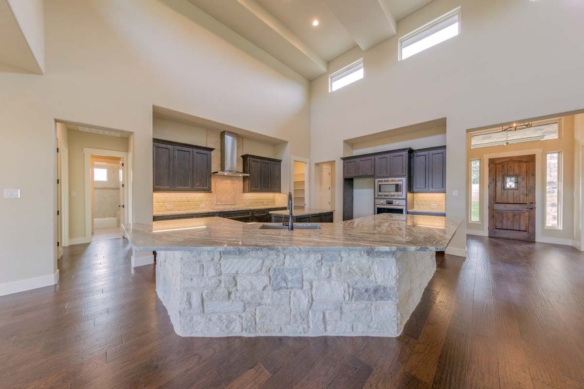Plan 430034LY:  Split Bedroom Modern Hill Country House Plan - Image #14 - Contemporary, Hill Country