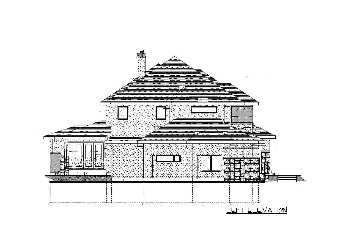 Plan 81708AB: Spacious Prairie Style House Plan - Image #4 - Northwest, Prairie