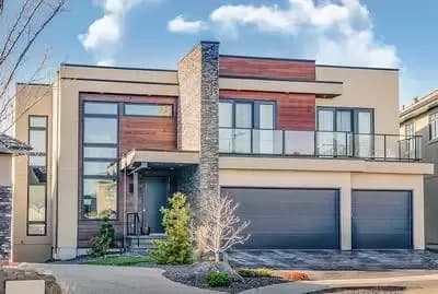 Striking Modern House Plan with Second Floor Patio