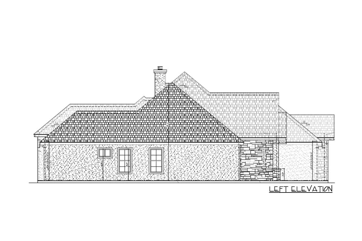 Plan 430035LY:  Four Bedroom European House Plan - Image #26 - European, French Country