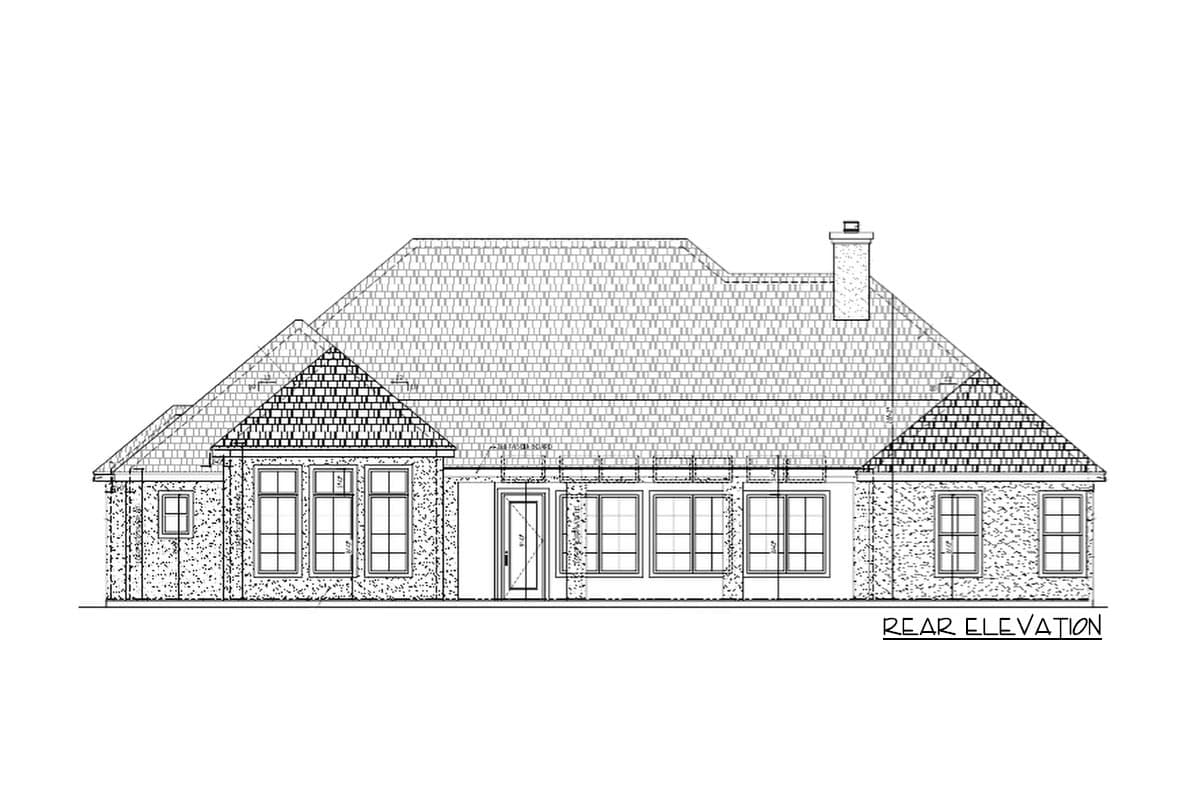 Plan 430035LY:  Four Bedroom European House Plan - Image #27 - European, French Country
