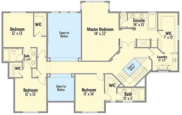 Plan 81706AB: Impressive European House Plan - Floor Plan - 2nd Floor - Contemporary, European, Northwest