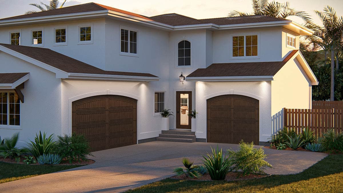 Plan 62727DJ: 4-Bed Mediterranean House Plan with Pocket Office - 2417 Sq Ft - Image #12 - Coastal, European, Mediterranean