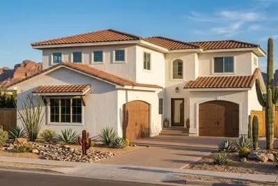 4-Bed Mediterranean House Plan with Pocket Office - 2417 Sq Ft