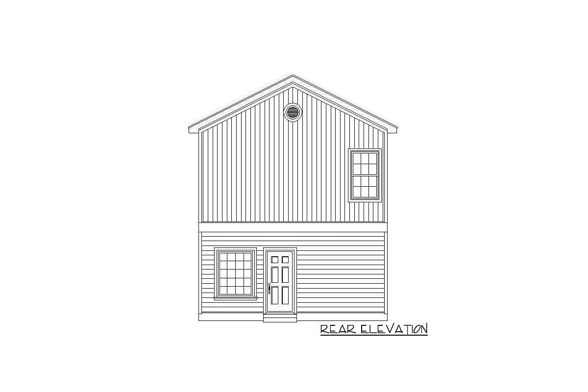 Plan 68522VR: Compact and Economical - Image #5