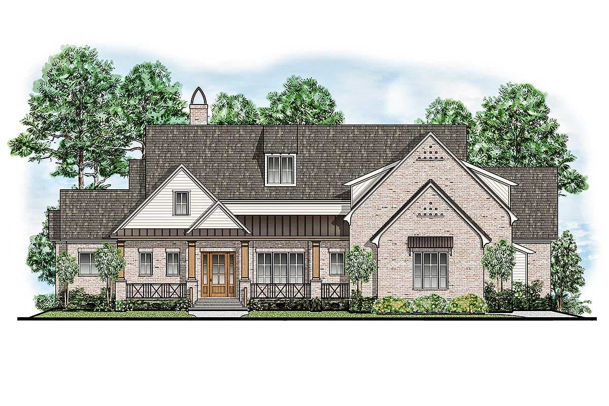 Plan 510019WDY: Flexible 3-Bed Farmhouse Plan with Impressive Features - Image #4 - Acadian, Country, European, Farmhouse, Louisiana-Style, Southern
